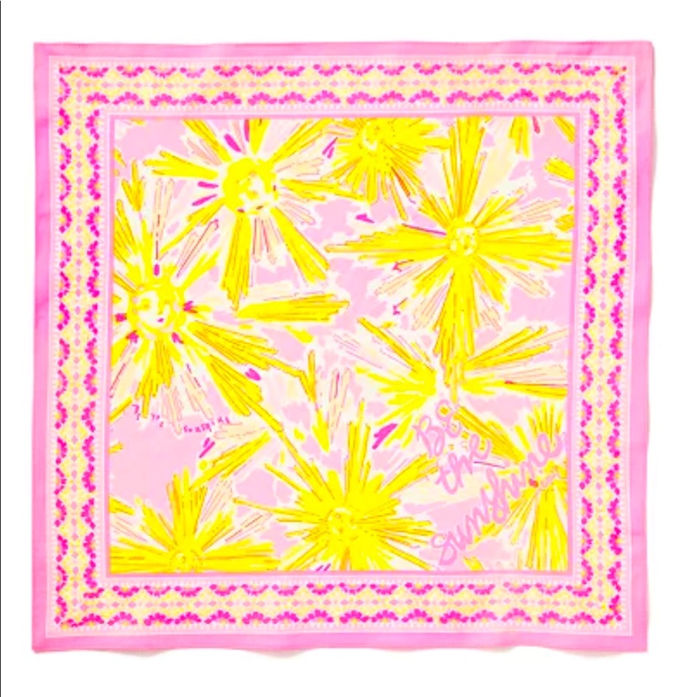 NIB Lilly Pulitzer Be the Sunshine Scarf